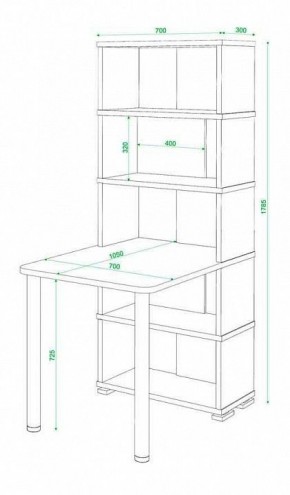 Стол компьютерный Домино СБ-10М5 в Тюмени - tumen.mebel24.online | фото 3
