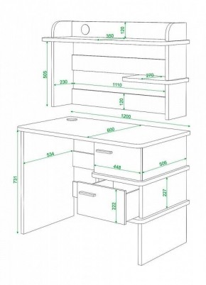 Стол компьютерный Домино СД-15 в Тюмени - tumen.mebel24.online | фото 3