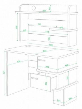 Стол компьютерный Домино СД-15 в Тюмени - tumen.mebel24.online | фото 2