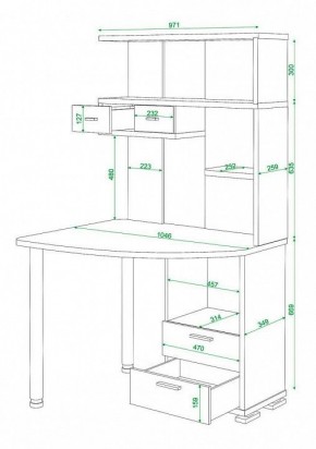 Стол компьютерный Домино СК-20 в Тюмени - tumen.mebel24.online | фото 5