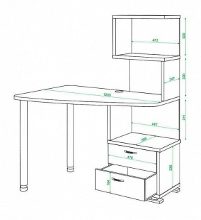 Стол компьютерный Домино СКМ-60 в Тюмени - tumen.mebel24.online | фото 5