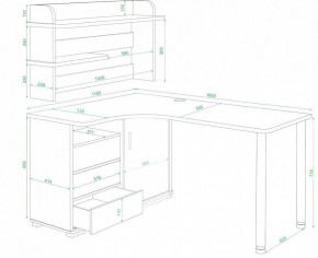 Стол компьютерный Домино СР-145М в Тюмени - tumen.mebel24.online | фото 2