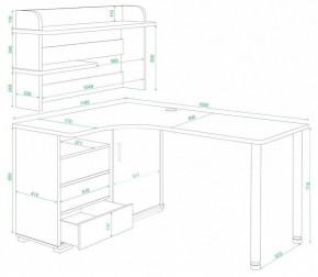 Стол компьютерный Домино СР-145М в Тюмени - tumen.mebel24.online | фото 3
