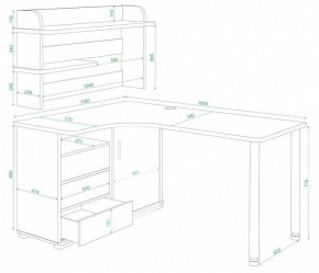 Стол компьютерный Домино СР-145М в Тюмени - tumen.mebel24.online | фото 2