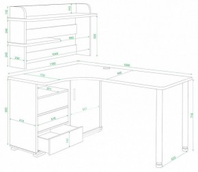 Стол компьютерный Домино СР-145М в Тюмени - tumen.mebel24.online | фото 2