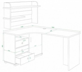 Стол компьютерный Домино СР-165 в Тюмени - tumen.mebel24.online | фото 2