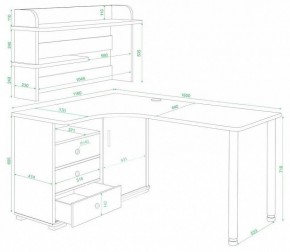 Стол компьютерный Домино СР-165М в Тюмени - tumen.mebel24.online | фото 2