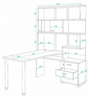 Стол компьютерный Домино СР-420/130 в Тюмени - tumen.mebel24.online | фото 2