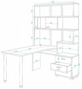 Стол компьютерный Домино СР-420/170 в Тюмени - tumen.mebel24.online | фото 2