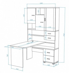 Стол компьютерный Домино СР-620/140 в Тюмени - tumen.mebel24.online | фото 2