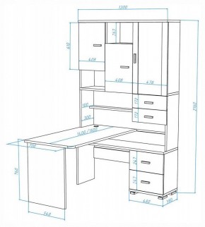 Стол компьютерный Домино СР-620-160 в Тюмени - tumen.mebel24.online | фото 2