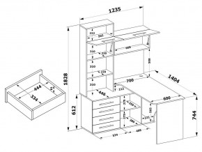 Стол компьютерный КСТ-14Л в Тюмени - tumen.mebel24.online | фото 4