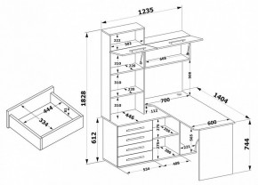 Стол компьютерный КСТ-14П в Тюмени - tumen.mebel24.online | фото 8