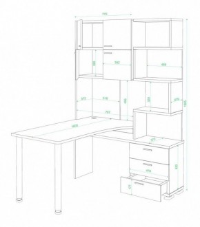 Стол компьютерный Латте СР-500М160 в Тюмени - tumen.mebel24.online | фото 3