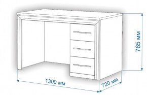 Стол компьютерный Нобиле СтЯ130+НСт130Д в Тюмени - tumen.mebel24.online | фото 3