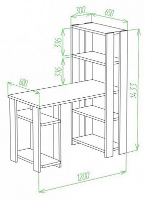 Стол компьютерный Slim СТН-145/120 в Тюмени - tumen.mebel24.online | фото 2