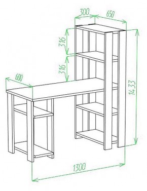 Стол компьютерный Slim СТН-145/130 в Тюмени - tumen.mebel24.online | фото 2