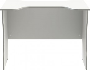Стол компьютерный ВАРДИГ K2 100x82, белый/серебристый в Тюмени - tumen.mebel24.online | фото 2
