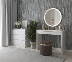 Стол косметический Энкель 100 белый в Тюмени - tumen.mebel24.online | фото 4