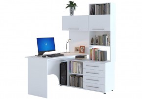 Компьютерный стол КСТ-14П 140х123,5х182,8 белый правый в Тюмени - tumen.mebel24.online | фото