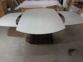 Стол LORENS 150 TL-58 поворотная система раскладки, испанская керамика / Темно-серый, ®DISAUR в Тюмени - tumen.mebel24.online | фото 2
