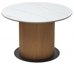 Стол MESA D120 цвет БЕЛЫЙ МРАМОР M326 / Каркас OAK, ®DISAUR в Тюмени - tumen.mebel24.online | фото 7