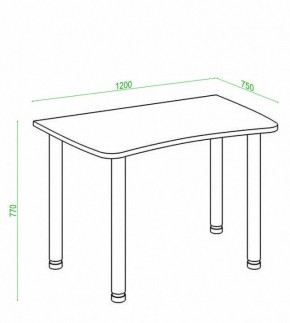 Стол офисный Домино Лайт СКЛ-Софт120МО в Тюмени - tumen.mebel24.online | фото 3