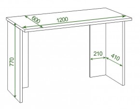 Стол офисный Домино Lite СКЛ-Прям120Р в Тюмени - tumen.mebel24.online | фото 2