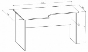 Стол офисный Офис ОФ-10 в Тюмени - tumen.mebel24.online | фото 4