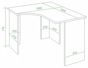 Стол письменный Домино Lite СКЛ-Угл120 в Тюмени - tumen.mebel24.online | фото 3