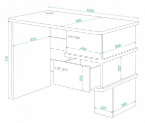 Стол письменный Домино СД-15 в Тюмени - tumen.mebel24.online | фото 2