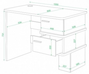 Стол письменный Домино СД-15 С в Тюмени - tumen.mebel24.online | фото 2