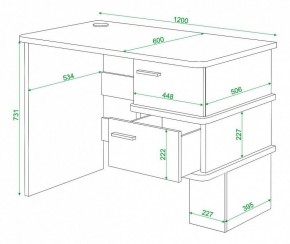 Стол письменный Домино СД-15С в Тюмени - tumen.mebel24.online | фото 3