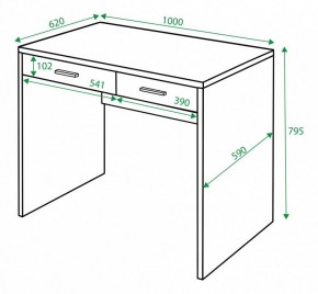 Стол письменный Домино СП-22С в Тюмени - tumen.mebel24.online | фото 3