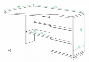 Стол письменный Домино СР-322С в Тюмени - tumen.mebel24.online | фото 2