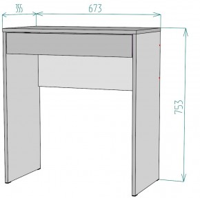 Стол письменный компьютерный T110 в Тюмени - tumen.mebel24.online | фото 2