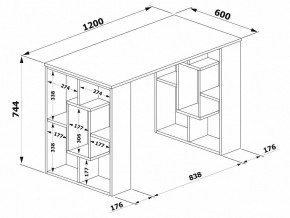 Стол письменный СПм-15 в Тюмени - tumen.mebel24.online | фото 3