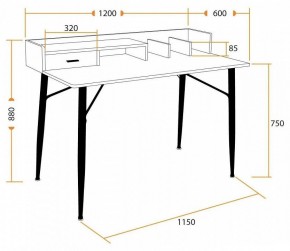 Стол письменный WD-13 в Тюмени - tumen.mebel24.online | фото