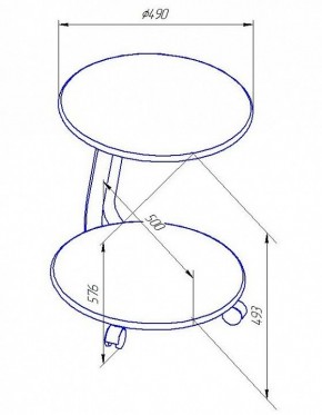 Стол придиванный Оптима 1 в Тюмени - tumen.mebel24.online | фото 8