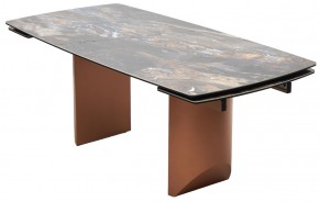 Стол ПУАНТО 200 TITANIUM LAWA NERO, керамика / МЕДЬ каркас М-City в Тюмени - tumen.mebel24.online | фото 8