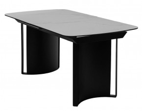 Стол RASMUS 160 TL-45 Белый мрамор, испанская керамика / черный каркас, ®DISAUR в Тюмени - tumen.mebel24.online | фото 1