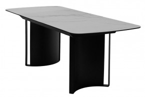 Стол RASMUS 160 TL-45 Белый мрамор, испанская керамика / черный каркас, ®DISAUR в Тюмени - tumen.mebel24.online | фото 4