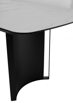 Стол RASMUS 160 TL-45 Белый мрамор, испанская керамика / черный каркас, ®DISAUR в Тюмени - tumen.mebel24.online | фото 7