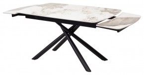 Стол RIVOLI 140 GLOSS LUXURY PANDORA SOLID CERAMIC / BLACK, ®DISAUR в Тюмени - tumen.mebel24.online | фото 6