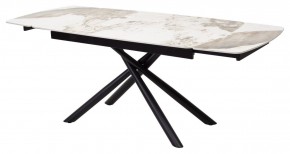 Стол RIVOLI 140 GLOSS LUXURY PANDORA SOLID CERAMIC / BLACK, ®DISAUR в Тюмени - tumen.mebel24.online | фото 7