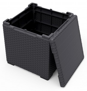 Стол с функцией хранения Виго (Vigo storage box) графит в Тюмени - tumen.mebel24.online | фото 3