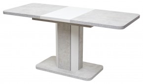 Стол STORK 120 Белый бетон/ Белый М-City в Тюмени - tumen.mebel24.online | фото 1