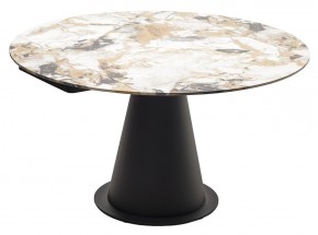 Стол TERAMO 135 GLOSS GRAND JADE SOLID CERAMIC, керамика, поворотн.механизм / Черный каркас, ®DISAUR в Тюмени - tumen.mebel24.online | фото 15