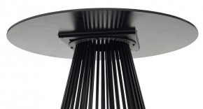 Стол TERNI 120 MATT BLACK MARBLE SOLID CERAMIC Черный мрамор матовый, керамика /Черн.каркас, ®DISAUR в Тюмени - tumen.mebel24.online | фото 6