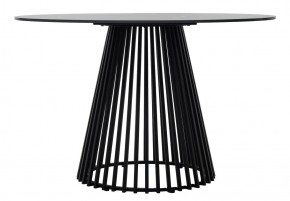 Стол TERNI 120 MATT BLACK MARBLE SOLID CERAMIC Черный мрамор матовый, керамика /Черн.каркас, ®DISAUR в Тюмени - tumen.mebel24.online | фото 7